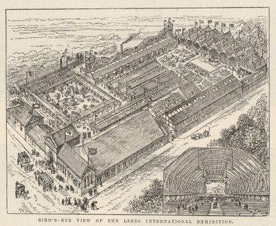 Vista aérea de la Exposición Internacional de Leeds de Frank Watkins